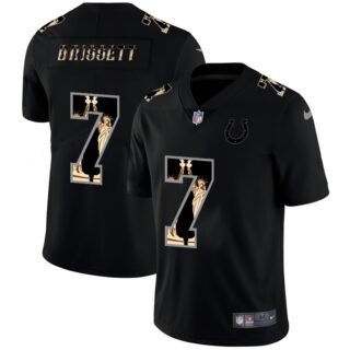 Nike Colts 7 Jacoby Brissett Black Statue Of Liberty Limited Jersey