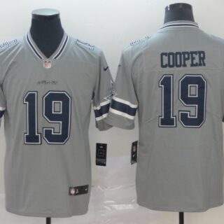 Nike Cowboys 19 Amari Cooper Gray Inverted Legend Limited Jersey