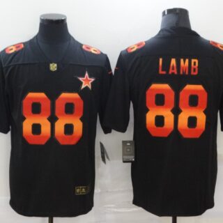 Nike Cowboys 88 Ceedee Lamb Black Colorful Fashion Limited Jersey