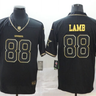 Nike Cowboys 88 Ceedee Lamb Black Gold Vapor Untouchable Limited Jersey