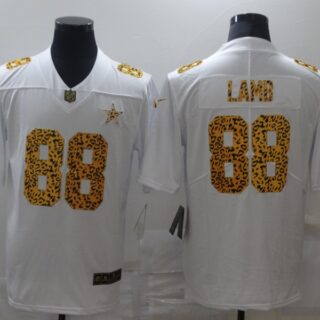 Nike Cowboys 88 Ceedee Lamb White Leopard Vapor Untouchable Limited Jersey