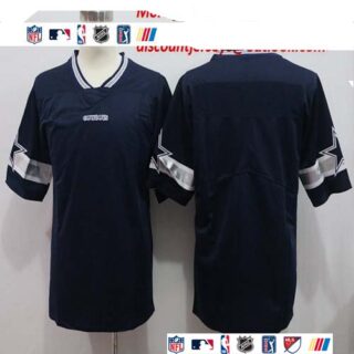 Nike Cowboys Blank Navy Vapor Untouchable Limited Jersey