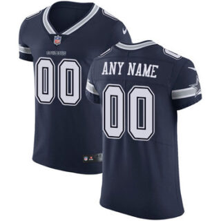 Nike Dallas Cowboys Elite Navy Blue Home Men's Jersey NFL Vapor Untouchable Customized jerseys