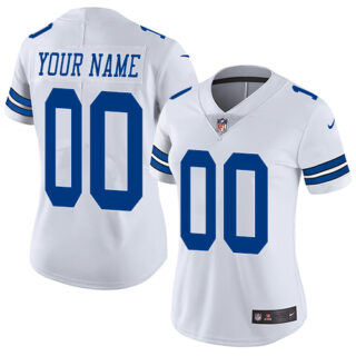 Nike Dallas Cowboys Elite White Road Women's Jersey NFL Vapor Untouchable Customized jerseys