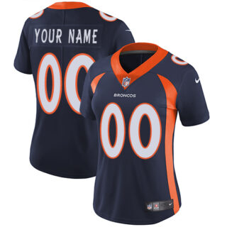 Nike Denver Broncos Elite Navy Blue Alternate Women's Jersey NFL Vapor Untouchable Customized jerseys