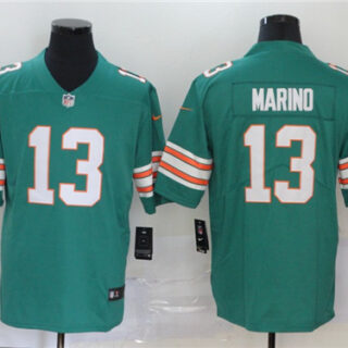 Nike Dolphins 13 Dan Marino Aqua Throwback Vapor Untouchable Limited Jersey