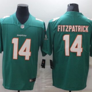 Nike Dolphins 14 Ryan Fitzpatrick Aqua Vapor Untouchable Limited Jersey
