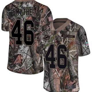 Nike Dolphins #46 Durham Smythe Camo Men's Stitched NFL Limited Rush Realtree Jersey