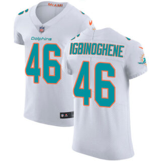 Nike Dolphins #46 Noah Igbinoghene White Men's Stitched NFL New Elite Jersey