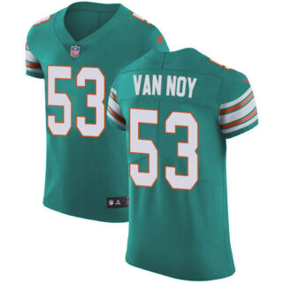 Nike Dolphins #53 Kyle Van Noy Aqua Green Alternate Men's Stitched NFL New Elite Jersey