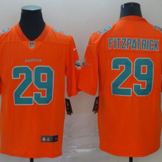 Nike Dolphins 29 Minkah Fitzpatrick Orange Inverted Legend Limited Jersey