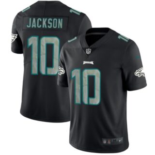 Nike Eagles 10 DeSean Jackson Black Impact Rush Limited Jersey