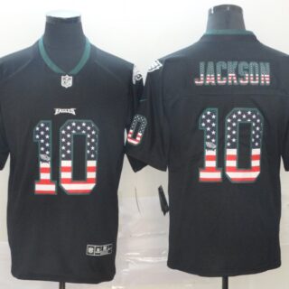 Nike Eagles 10 DeSean Jackson Black USA Flash Fashion Limited Jersey