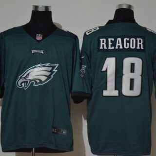 Nike Eagles 18 Jalen Reagor Green Team Big Logo Vapor Untouchable Limited Jersey