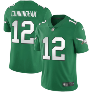 Nike Eagles #12 Randall Cunningham Green Men's Stitched NFL Limited Rush Jersey