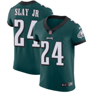 Nike Eagles #24 Darius Slay Jr Green Team Color Men's Stitched NFL Vapor Untouchable Elite Jersey