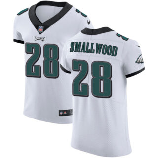 Nike Eagles #28 Wendell Smallwood White Men's Stitched NFL Vapor Untouchable Elite Jersey