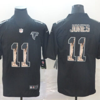 Nike Falcons 11 Julio Jones Black Statue Of Liberty Limited Jersey