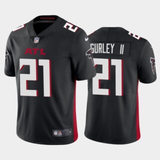 Nike Falcons 21 Todd Gurley II Black New Vapor Untouchable Limited Jersey
