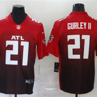Nike Falcons 21 Todd Gurley II Red New Vapor Untouchable Limited Jersey
