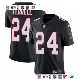 Nike Falcons #24 A.J. Terrell Black Alternate Men's Stitched NFL Vapor Untouchable Limited Jersey