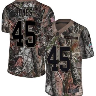 Nike Falcons #45 Deion Jones Camo Men's Stitched NFL Limited Rush Realtree Jersey