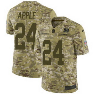 Nike Giants #24 Eli Apple Camo Youth Stitched NFL Limited 2018 Salute to Service Jersey