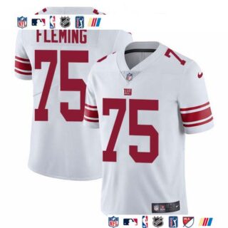Nike Giants #75 Cameron Fleming White Men's Stitched NFL Vapor Untouchable Limited Jersey