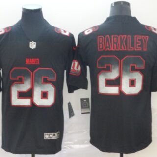 Nike Giants 26 Saquon Barkley Black Arch Smoke Vapor Untouchable Limited Jersey