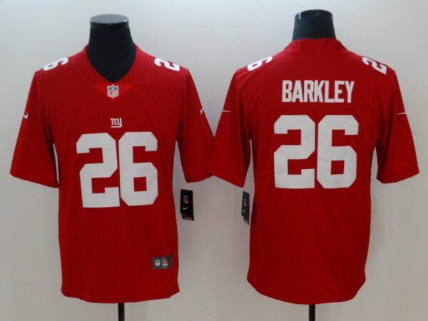 Nike Giants 26 Saquon Barkley White Vapor Untouchable Limited Jersey