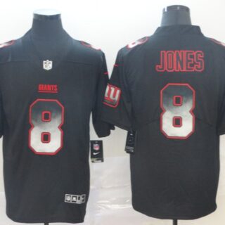Nike Giants 8 Daniel Jones Black Arch Smoke Vapor Untouchable Limited Jersey