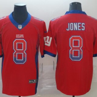 Nike Giants 8 Daniel Jones White Drift Fashion Limited Jersey