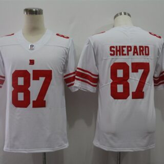 Nike Giants 87 Sterling Shepard White Vapor Untouchable Limited Jersey