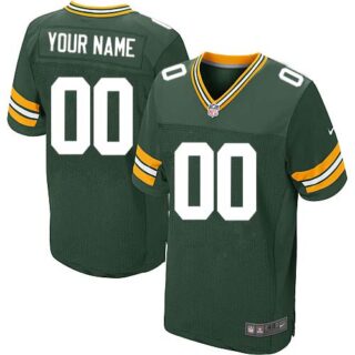 Nike Green Bay Packers Elite Green Home Men's Jersey NFL Customized jerseys