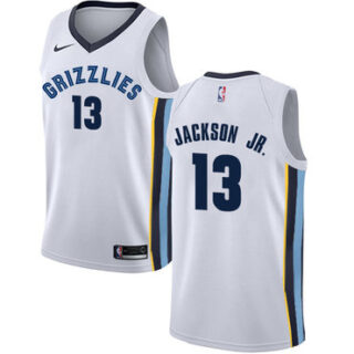 Nike Grizzlies #13 Jaren Jackson Jr. White NBA Swingman Association Edition Jersey