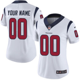 Nike Houston Texans Elite White Road Women's Jersey NFL Vapor Untouchable Customized jerseys