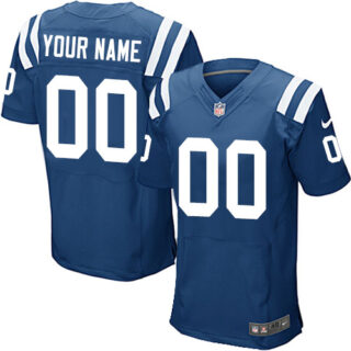 Nike Indianapolis Colts Elite Royal Blue Home Men's Jersey NFL Customized jerseys