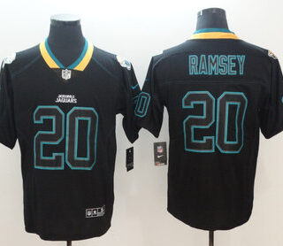 Nike Jaguars 20 Jalen Ramsey Black Shadow Legend Limited Jersey