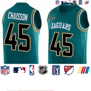 Nike Jaguars #45 K'Lavon Chaisson Teal Green Alternate Men's Stitched NFL Limited Tank Top Jersey