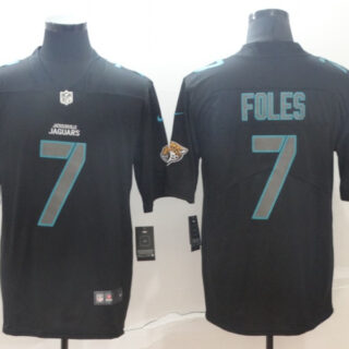 Nike Jaguars 7 Nick Foles Black Impact Rush Limited Jersey