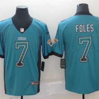 Nike Jaguars 7 Nick Foles Teal Drift Fashion Limited Jersey
