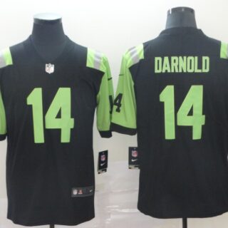 Nike Jets 14 Sam Darnold Black City Edition Vapor Untouchable Limited Jersey