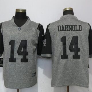 Nike Jets 14 Sam Darnold Gray Vapor Untouchable Limited Jersey