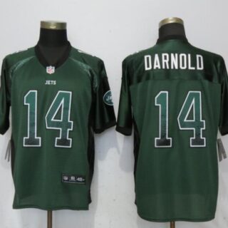 Nike Jets 14 Sam Darnold Green Drift Fashion Elite Jersey