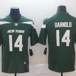 Nike Jets 14 Sam Darnold Green New 2019 Vapor Untouchable Limited Jersey