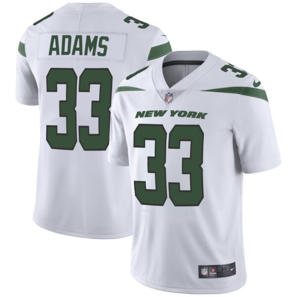 Nike Jets 33 Jamal Adams White New 2019 Vapor Untouchable Limited Jersey
