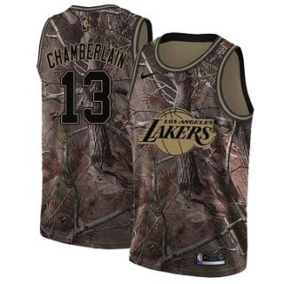 Nike Lakers #13 Wilt Chamberlain Camo NBA Swingman Realtree Collection Jersey