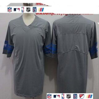 Nike Lions Blank Gray Vapor Untouchable Limited Jersey