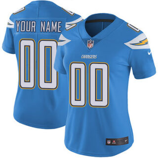 Nike Los Angeles Chargers Elite Electric Blue Alternate Women's Jersey NFL Vapor Untouchable Customized jerseys