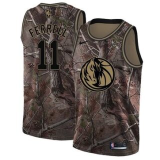 Nike Mavericks #11 Yogi Ferrell Camo NBA Swingman Realtree Collection Jersey
